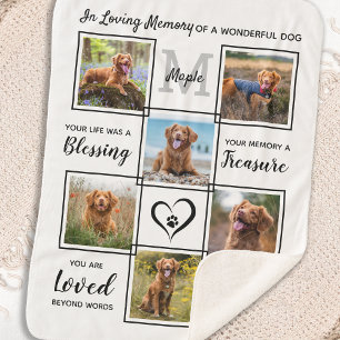 Cobertor Sherpa Memória personalizada personalizada de fotografia