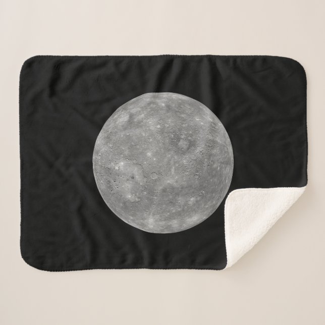 Cobertor Sherpa Mercúrio Planeta (Frente (Horizontal))
