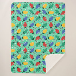 Cobertor Sherpa Merry & Bright Lights