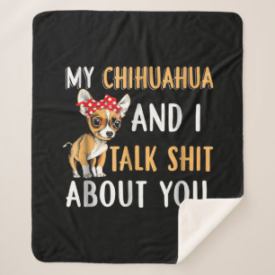 Cobertor Sherpa Meu Chihuahua E Eu Falamos De Seu Presente De Sobr