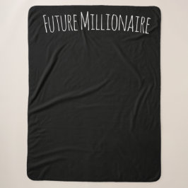 Cobertor Sherpa Milionário Futuro Empreendedor Inspirador