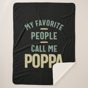 Cobertor Sherpa Minhas Pessoas Favoritas Me Chamam De Poppa