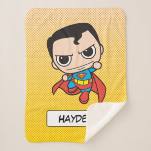 Cobertor Sherpa Mini Superman Flying