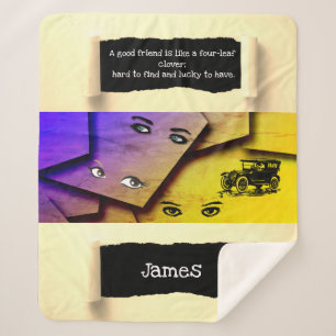 Cobertor Sherpa Minimalismo de pop Art Inspiracional e Motivaciona