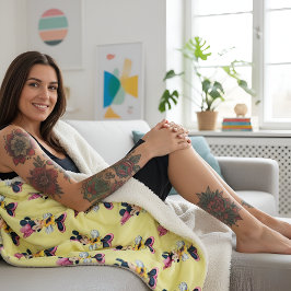 Cobertor Sherpa Minni Sherpa Blanket