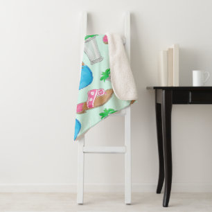 Cobertor Sherpa Mint Julep Bermuda Bag Sandals Derby