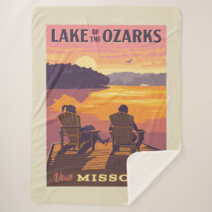 Cobertor Sherpa Missouri Lago dos Ozarks