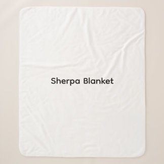 Cobertor Sherpa Moderno Personalizado com Sua Foto ou Texto