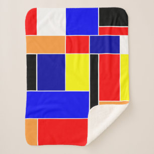 Cobertor Sherpa Mondrian #48