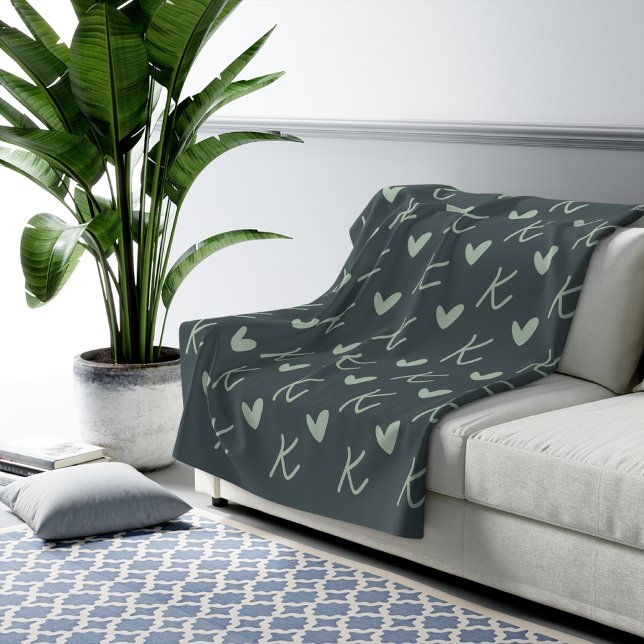 Cobertor Sherpa Monograma de bolacha personalizado, presente quent (custom initial blanket, personalized name blanket, monogram Sherpa blanket, wedding gift blanket)