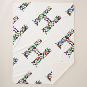 Cobertor Sherpa Monograma H