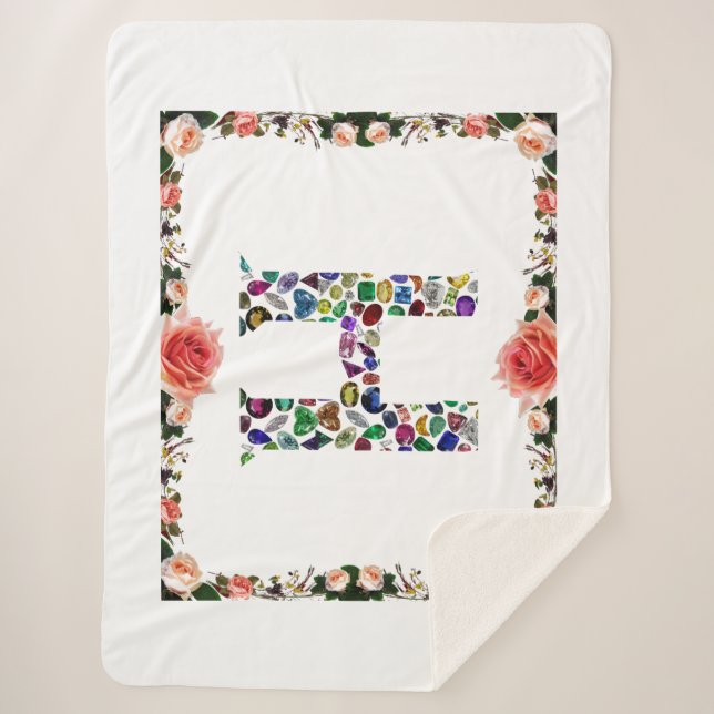 Cobertor Sherpa Monograma H (Frente)