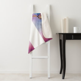 Cobertor Sherpa Monograma Personalizado