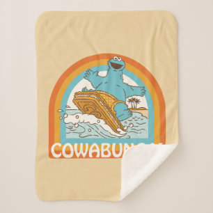 Cobertor Sherpa Monstro do Biscoito Cowabunga!
