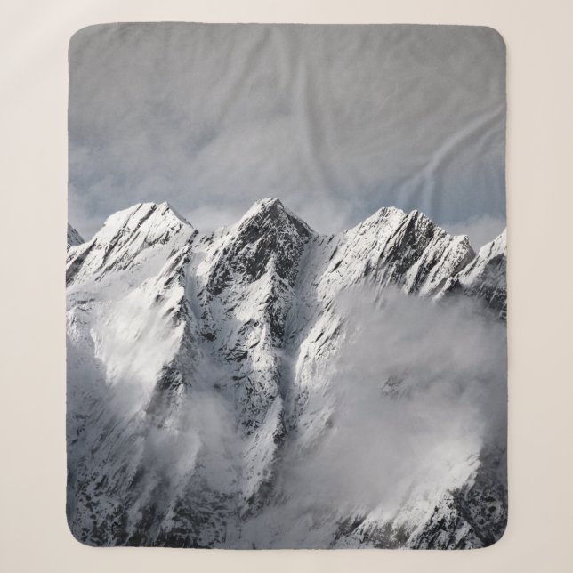 COBERTOR SHERPA MONTANHAS COBERTAS POR NEVE (Frente)