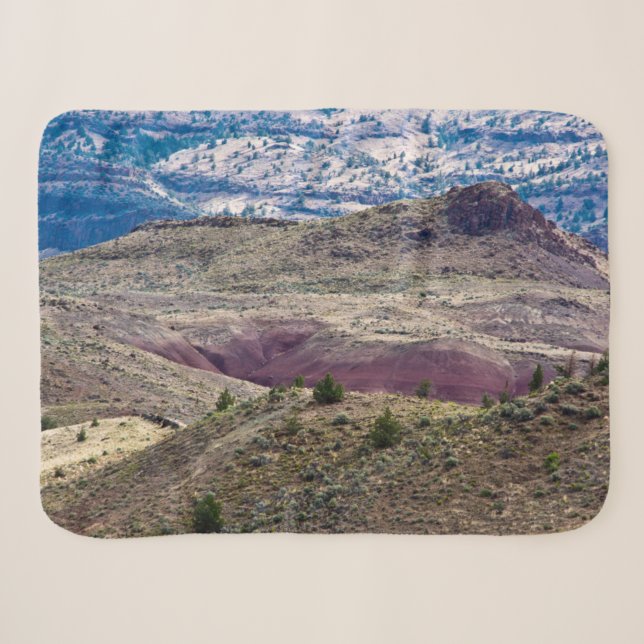 Cobertor Sherpa Monumento Nacional John Day Fossil Beds, Oregon (Frente (Horizontal))