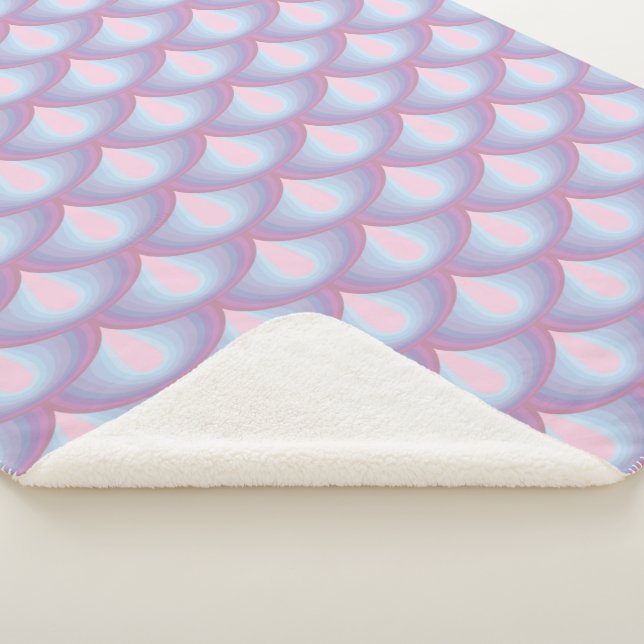 Cobertor Sherpa Moonstone Scales Sherpa Blanket (3/4)