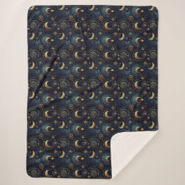 Cobertor Sherpa Mosaico Celestial