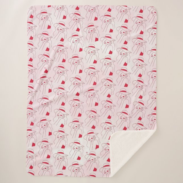 Cobertor Sherpa Mulher (Frente)