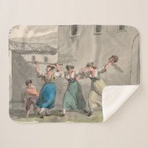 Mulheres lutando em Roma, Itália (Cena Histórica)