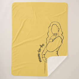 Cobertor Sherpa Mum-to-be