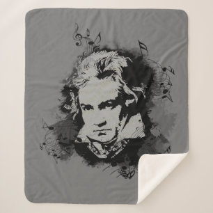 Cobertor Sherpa Musical Compositor Beethoven