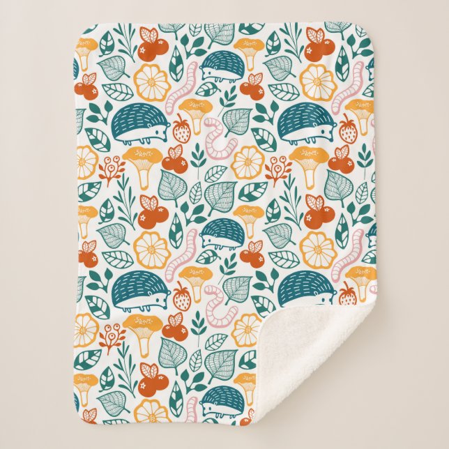 Cobertor Sherpa Na floresta (Frente)