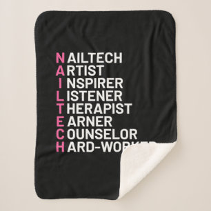 Cobertor Sherpa Nail Artist Inspirer