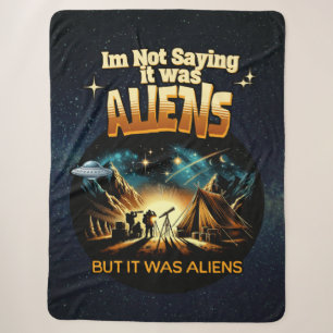 Cobertor Sherpa Não estou dizendo que eram Aliens, mas eram Aliens