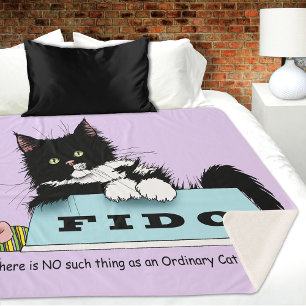 Cobertor Sherpa NENHUM Gato Ordinário