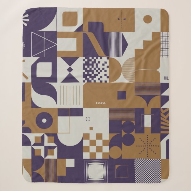 Cobertor Sherpa Neomodern aesthetics of brutalism design poster co (Frente)