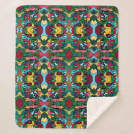 COBERTOR SHERPA NEUROGRÁFICO E LINHA PRETA DO NATAL DE MERRÍCULA