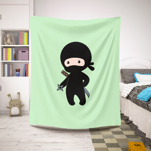 Cobertor Sherpa Ninja minúsculo que guardara a estrela de jogo no