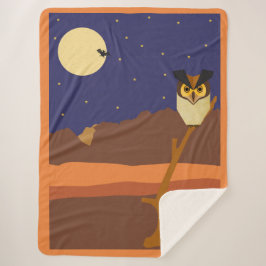 Cobertor Sherpa Noite no deserto