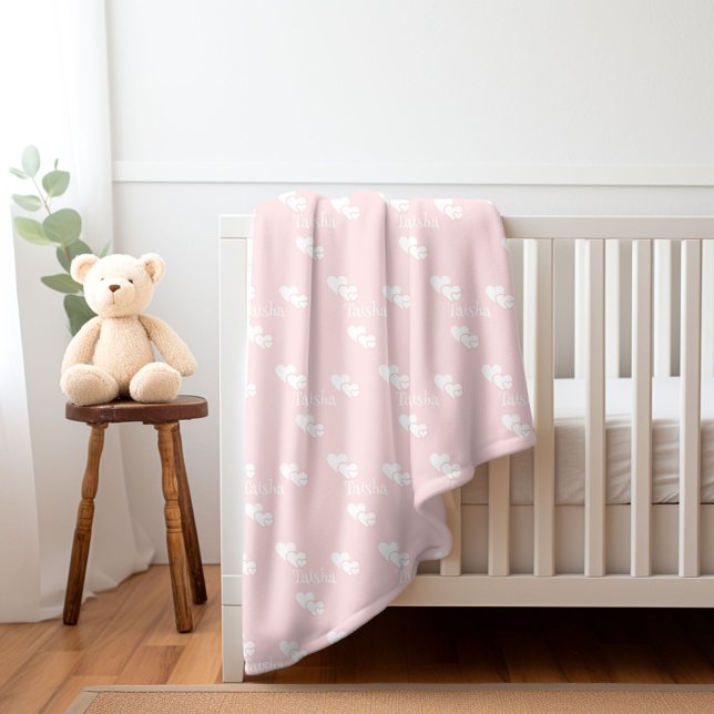 Cobertor Sherpa Nome Personalizado Blanket Bebê Oferta Filha (Criador carregado)
