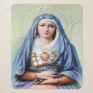 Cobertor Sherpa Nossa Senhora das Tristezas
