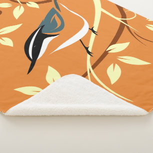Cobertor Sherpa Nuthatch