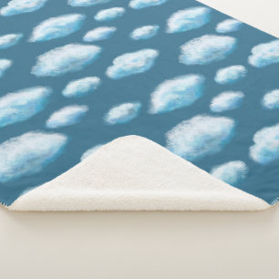 Cobertor Sherpa Nuvens moles