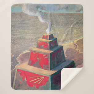 Cobertor Sherpa O Altar Mikalojus Ciurlionis