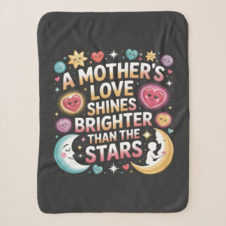 Cobertor Sherpa O Amor de uma Mãe Brilha Mais que as Estrelas