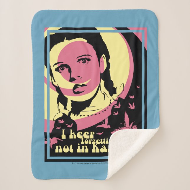 Cobertor Sherpa O Assistente De Oz™ | Não estou no Kansas (Frente)