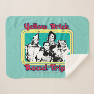 Cobertor Sherpa O Assistente De Oz™ Viagem de Tijolo Amarelo!