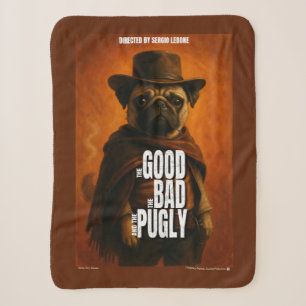 Cobertor Sherpa O Bom, o Mau & a Paródia de Filme Pugly