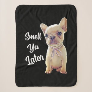 Cobertor Sherpa O Bulldog Francês Oferece, Cheira Mais Tarde, Fra