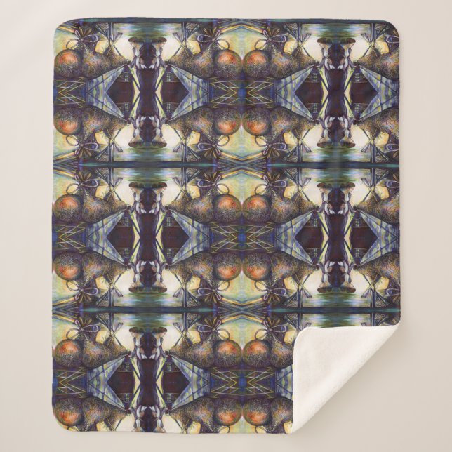 Cobertor Sherpa O destino da vida ferida (Frente)