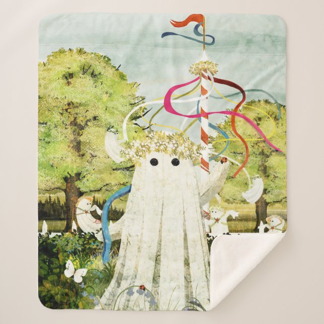 Cobertor Sherpa O Espírito Beltane (Frente)