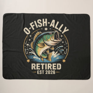 Cobertor Sherpa O-Fish-Ally Aposentado em 2026 Pescador de Pesca
