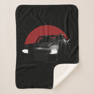 Cobertor Sherpa O Gráfico Batman & Batmobile