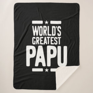 Cobertor Sherpa O maior padre Papu do mundo doado