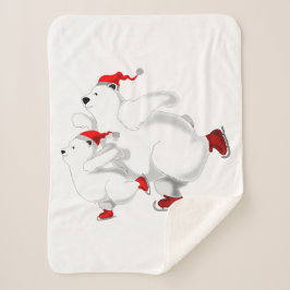 Cobertor Sherpa O Natal Bearts Baby Sherpa Blanket Personalizável